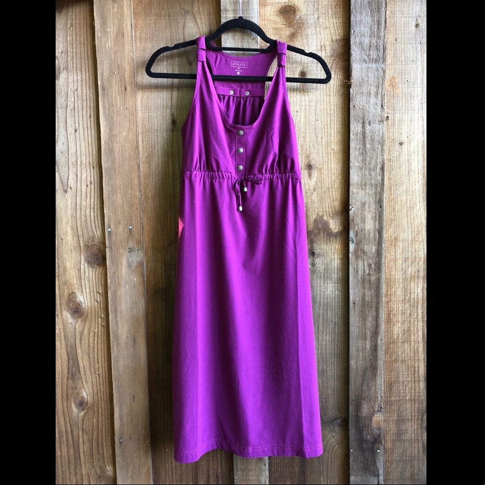Athleta Summer Dress Medium Purple
